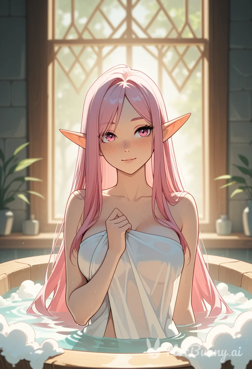 Elf Bath Ai Hentai