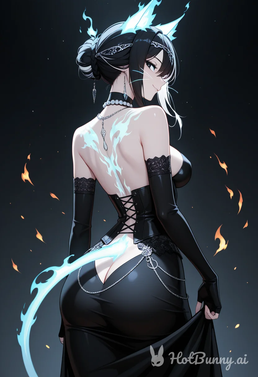 Elegantly dressed Kaida 