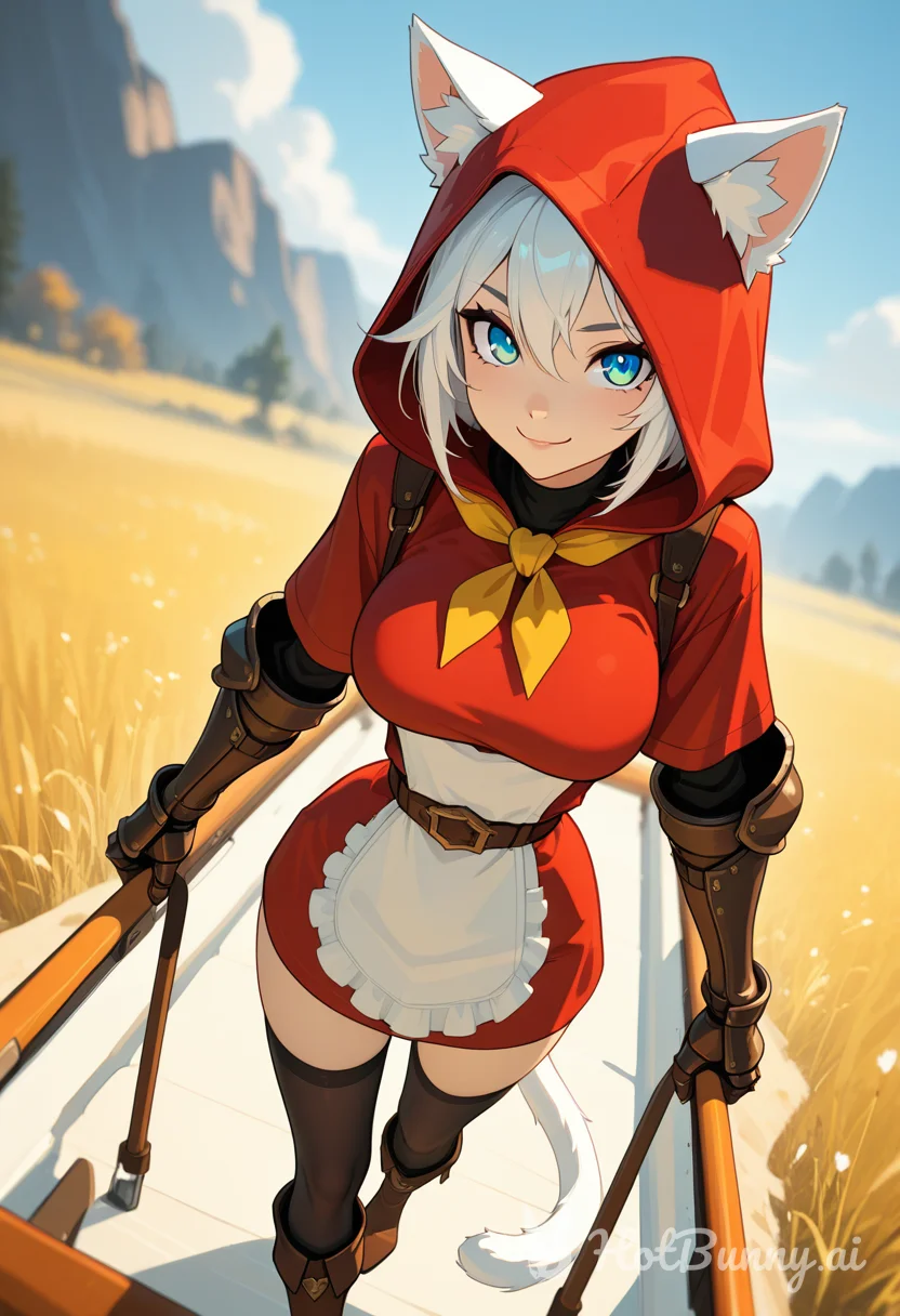 Warrior Of Light from Final Fantasy Cat Girl Ai Hentai