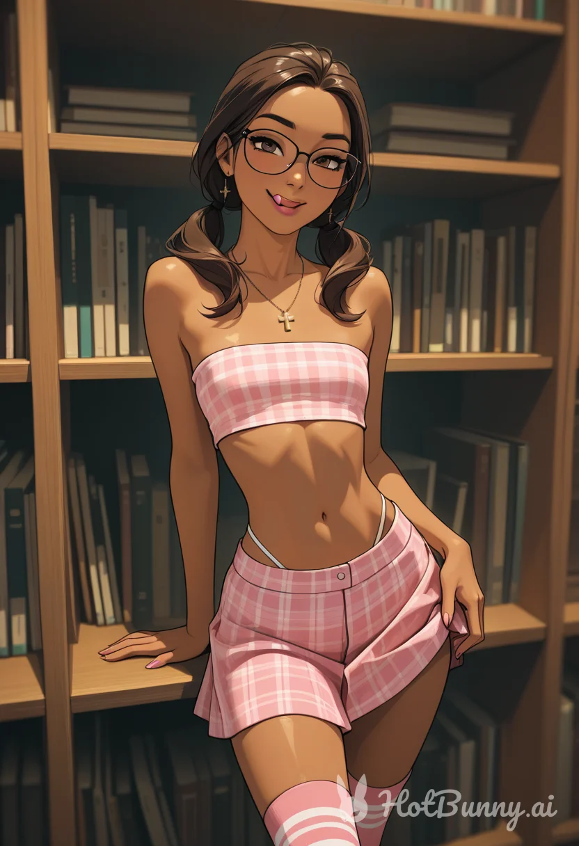 Ebony Licking Lips Ai Hentai