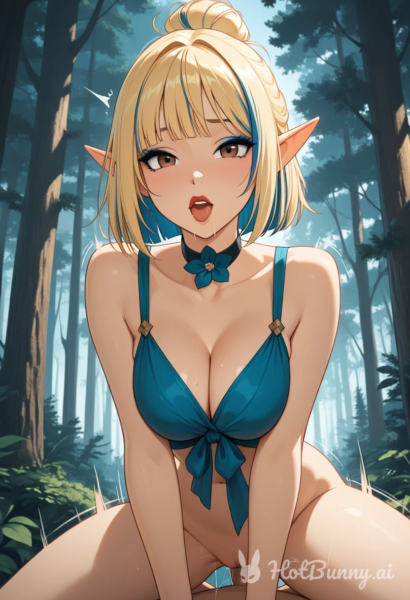 Elf Swimsuit Blonde Ai Hentai