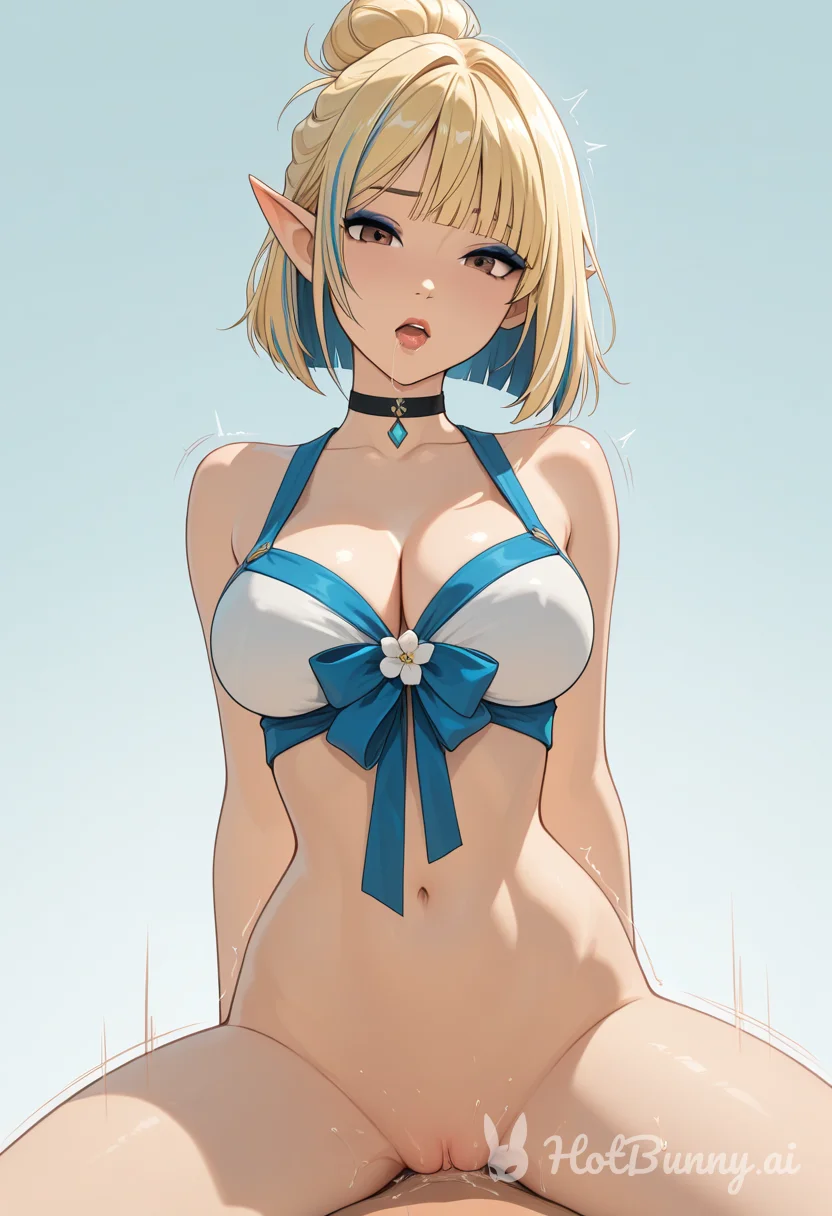 Elf Swimsuit Blonde Ai Hentai