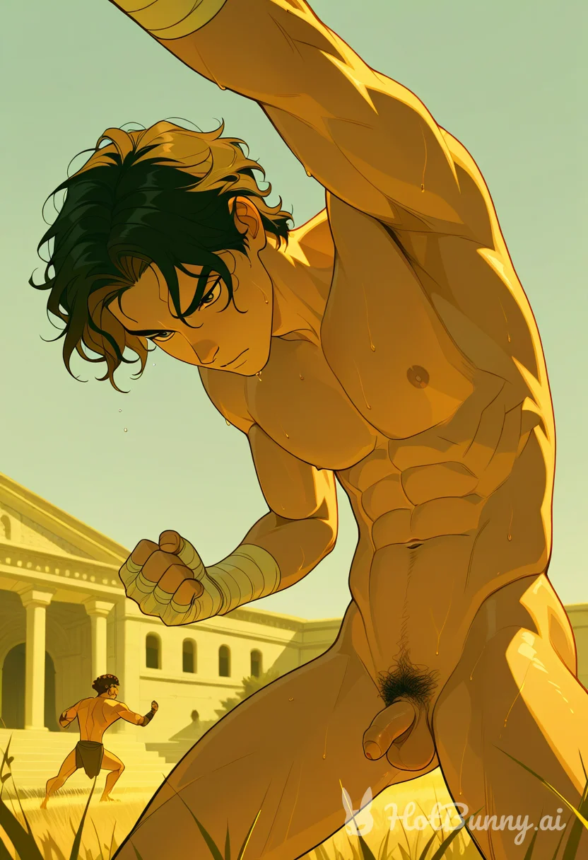 Ancient Wrestling Practice