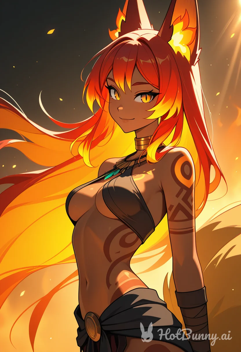 Wolf Girl Ebony Blonde Ai Hentai