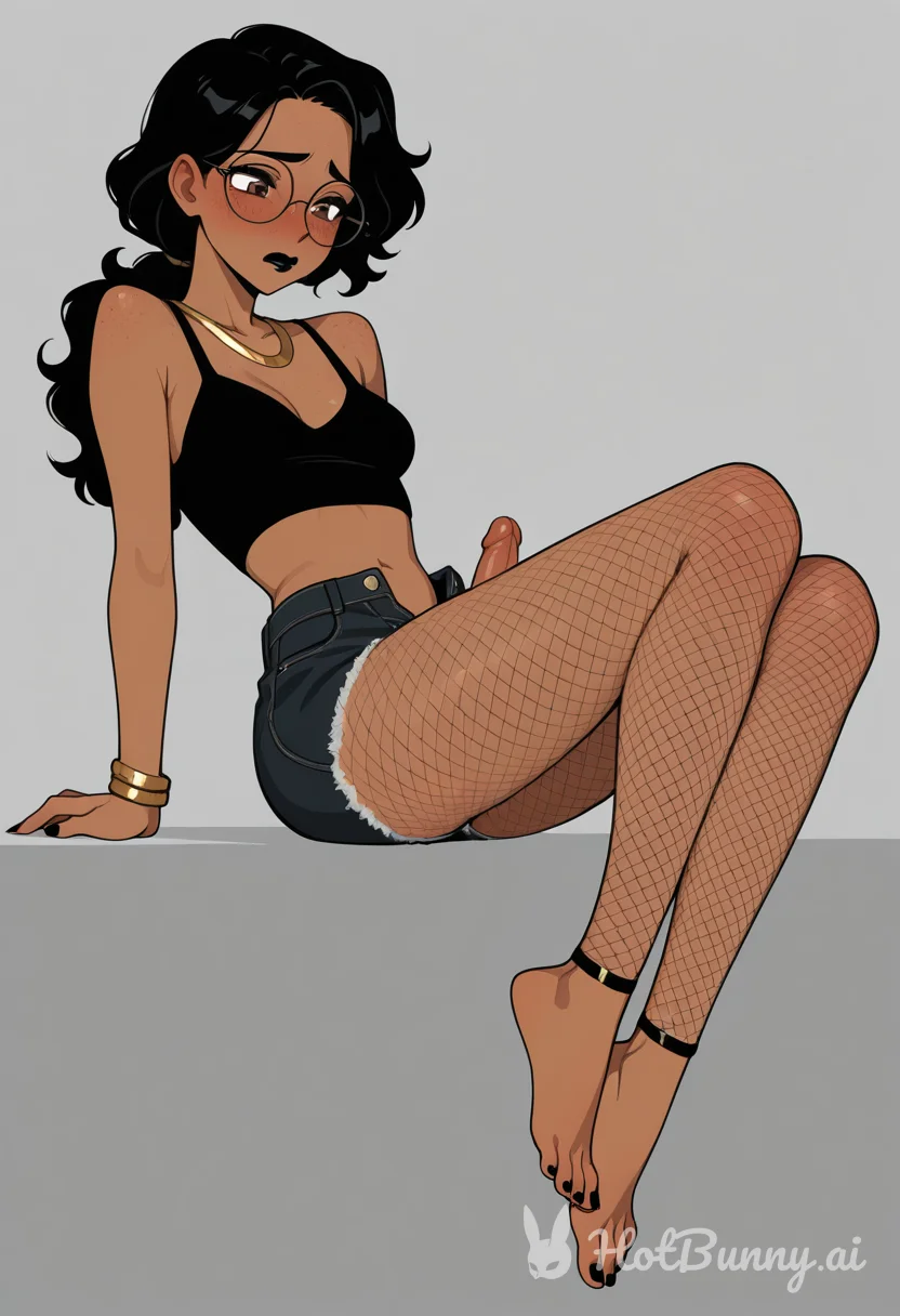 Futanari Ebony Lingerie Ai Hentai