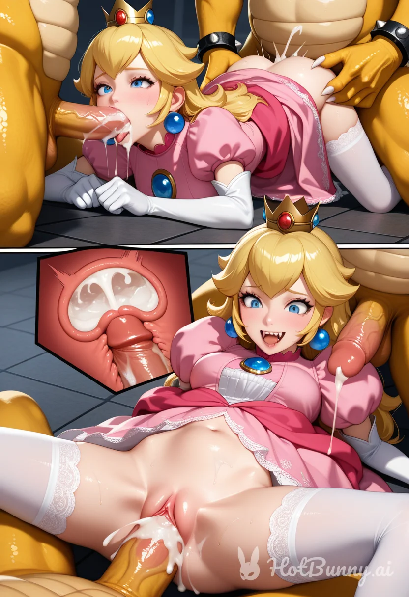 Peach & Bowser