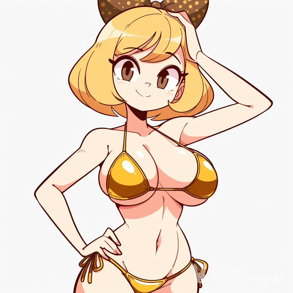 Swimsuit Blonde Ai Hentai