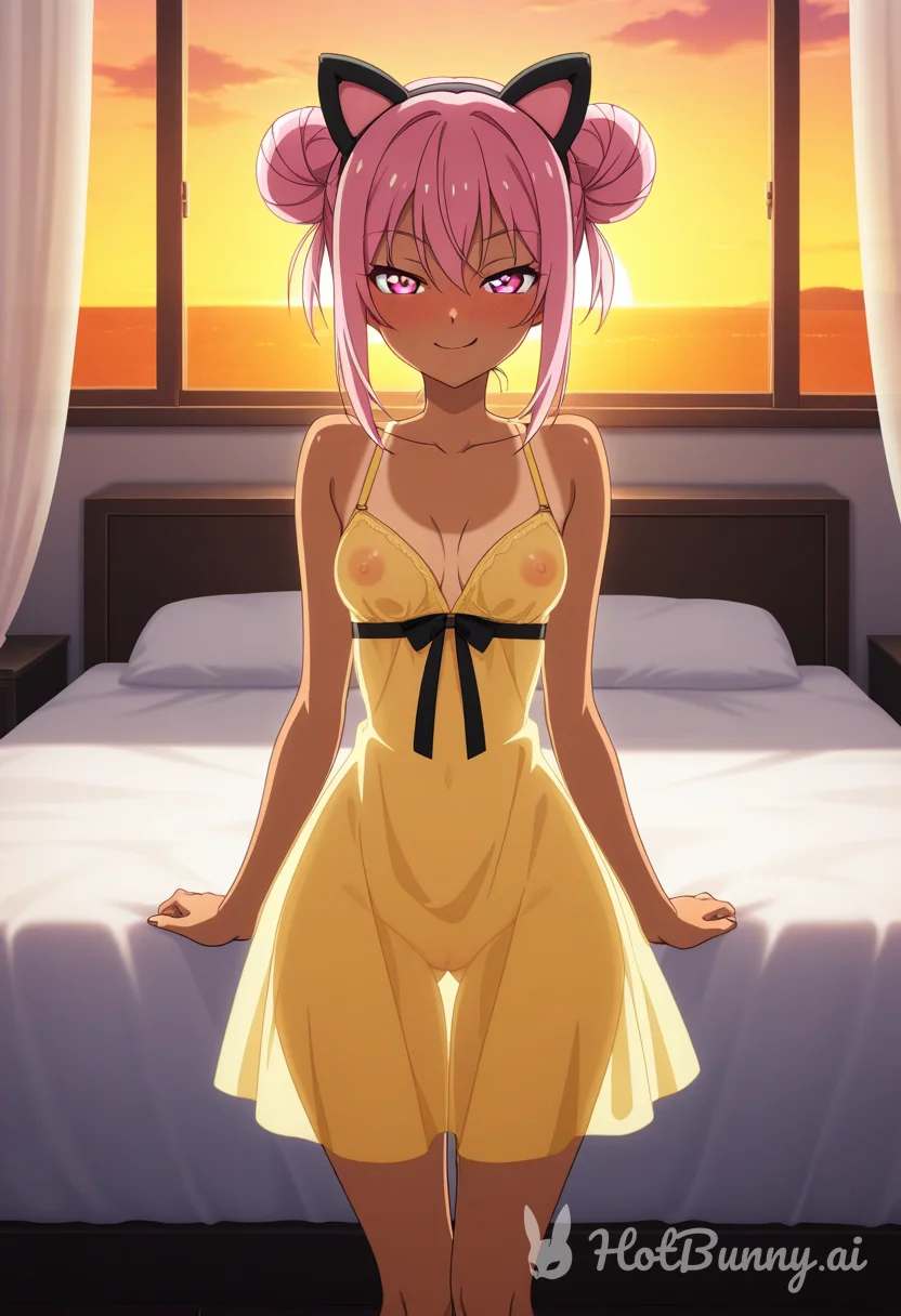 Cat Girl Lingerie Ebony Ai Hentai
