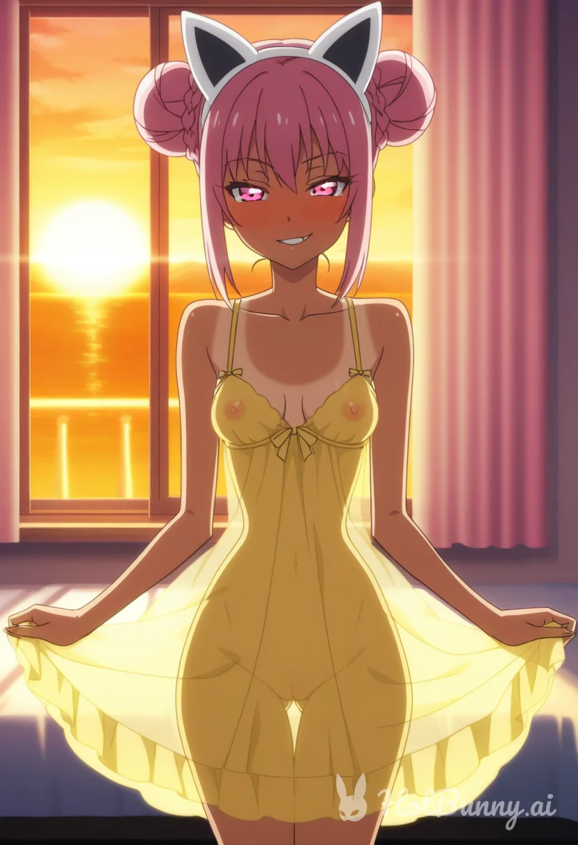 Cat Girl Lingerie Ebony Ai Hentai