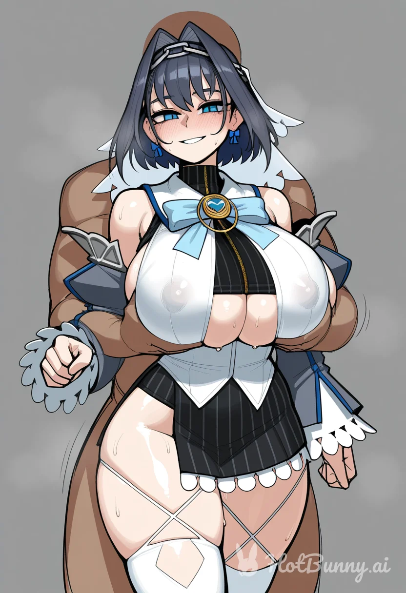 Ouro Kronii and Ouro Kronii Chikan Ai Hentai