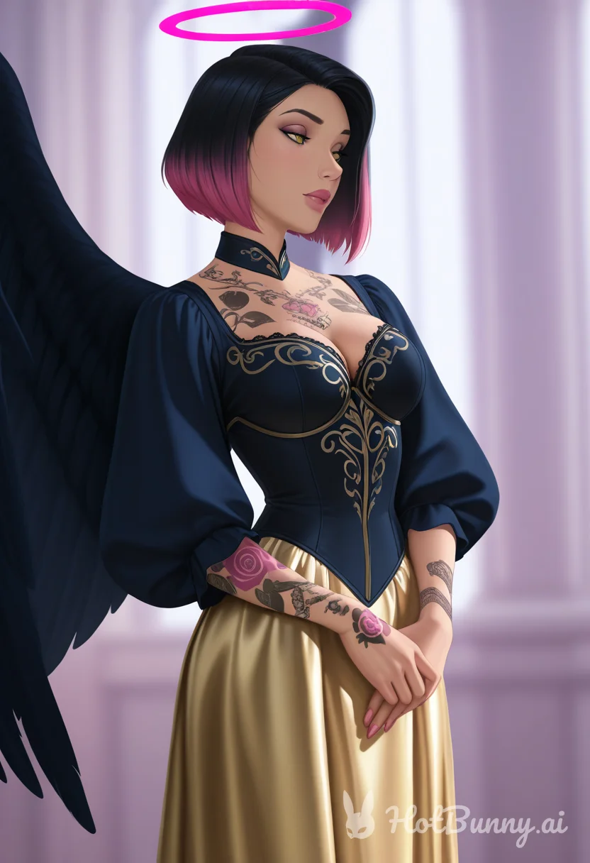 Dark snow white