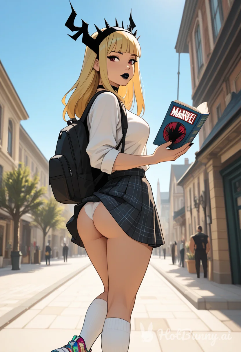 Schoolgirl Blonde Ai Hentai
