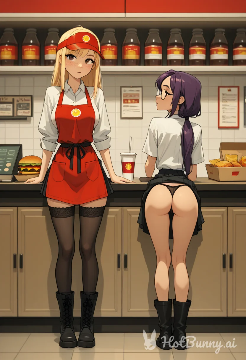 Blonde Lingerie Ai Hentai