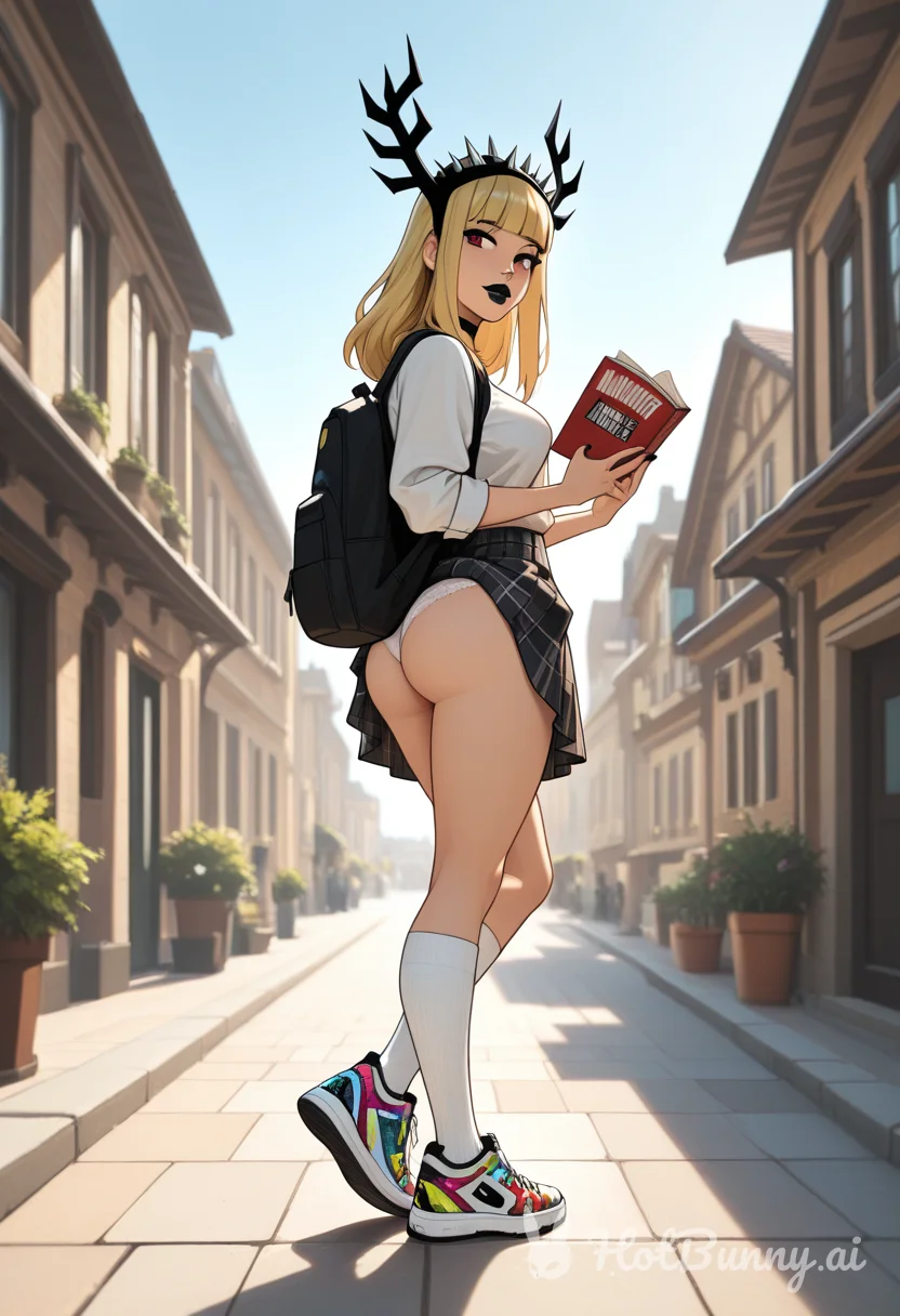 Schoolgirl Blonde Ai Hentai