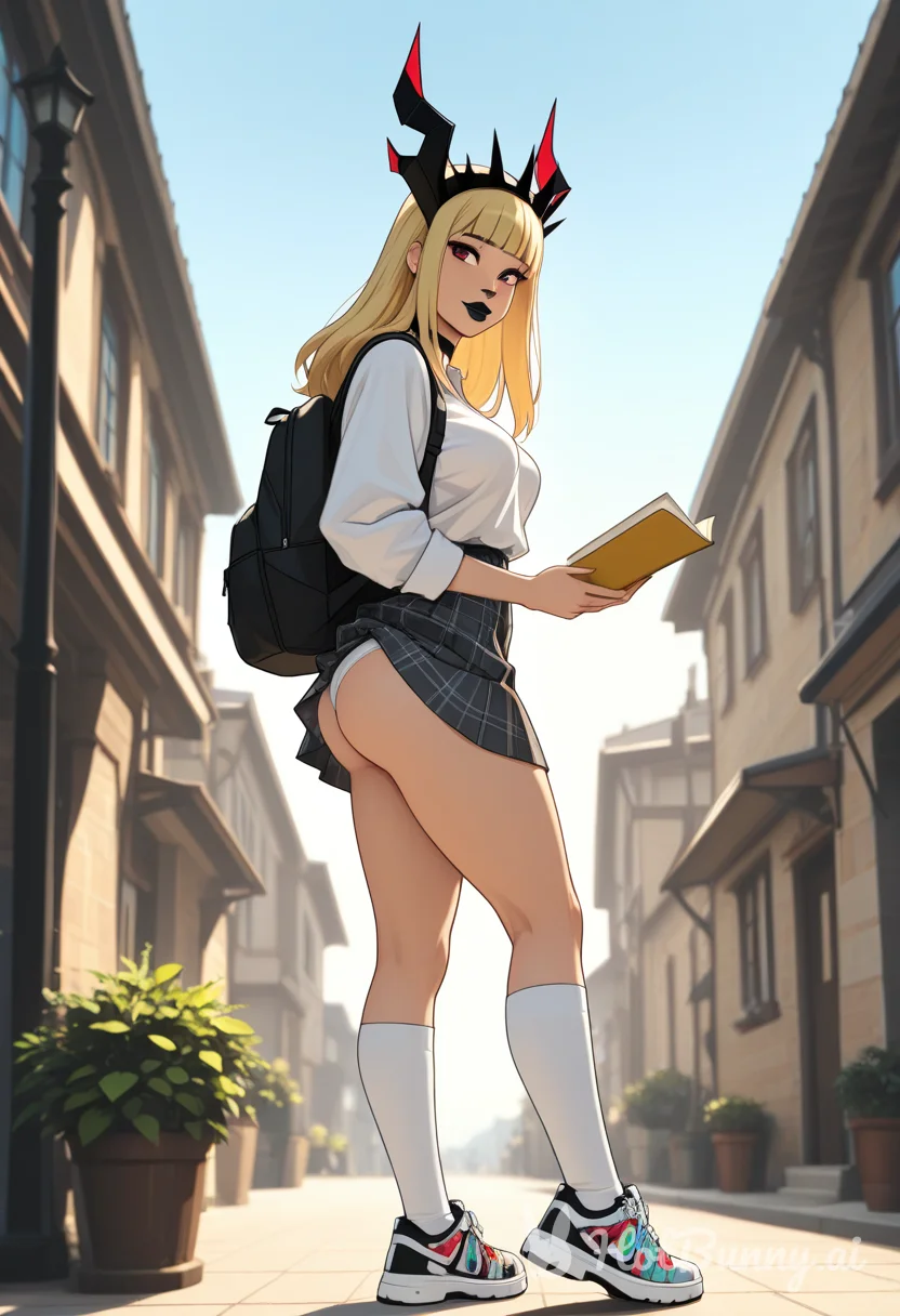 Schoolgirl Blonde Ai Hentai