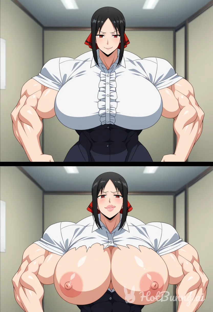 Pink Lips Muscle Girl Ai Hentai