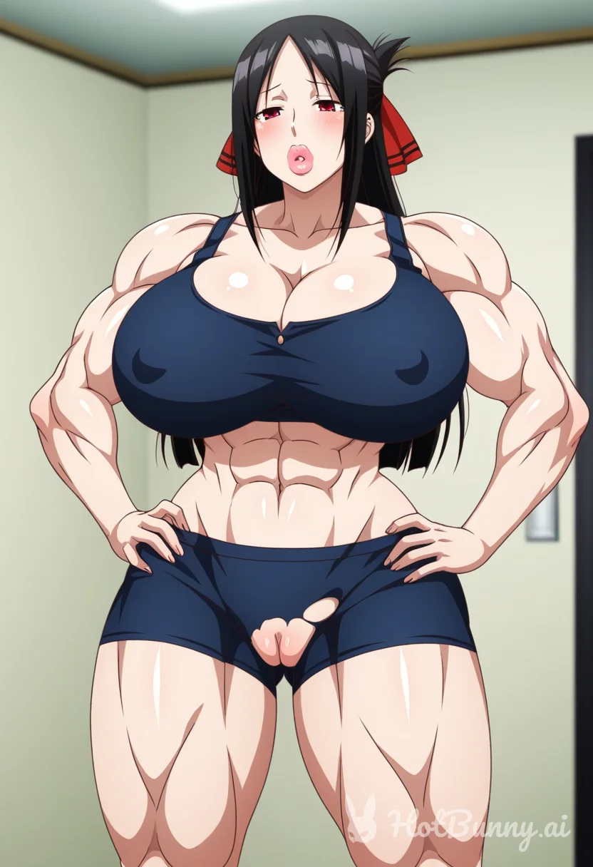 Pink Lips Muscle Girl Ai Hentai