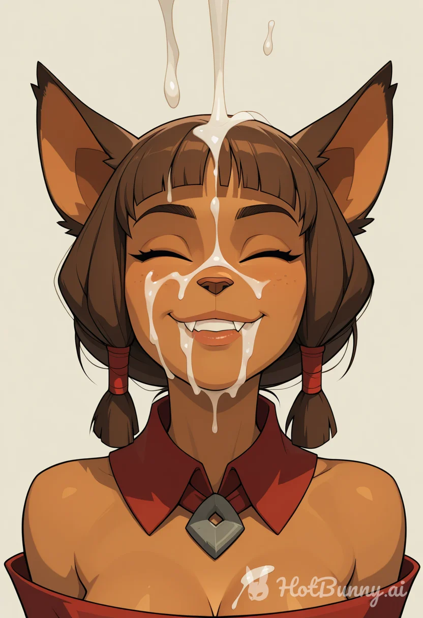 Cat Girl Bukkake Ebony Ai Hentai