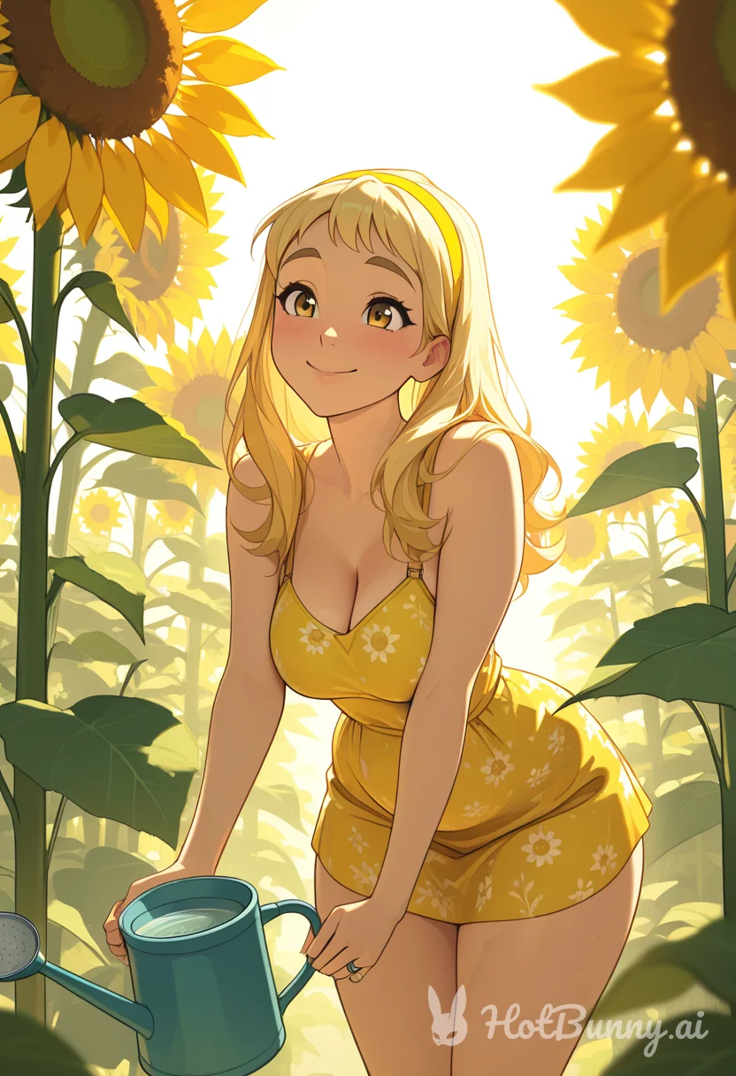 Chubby Blonde Ai Hentai