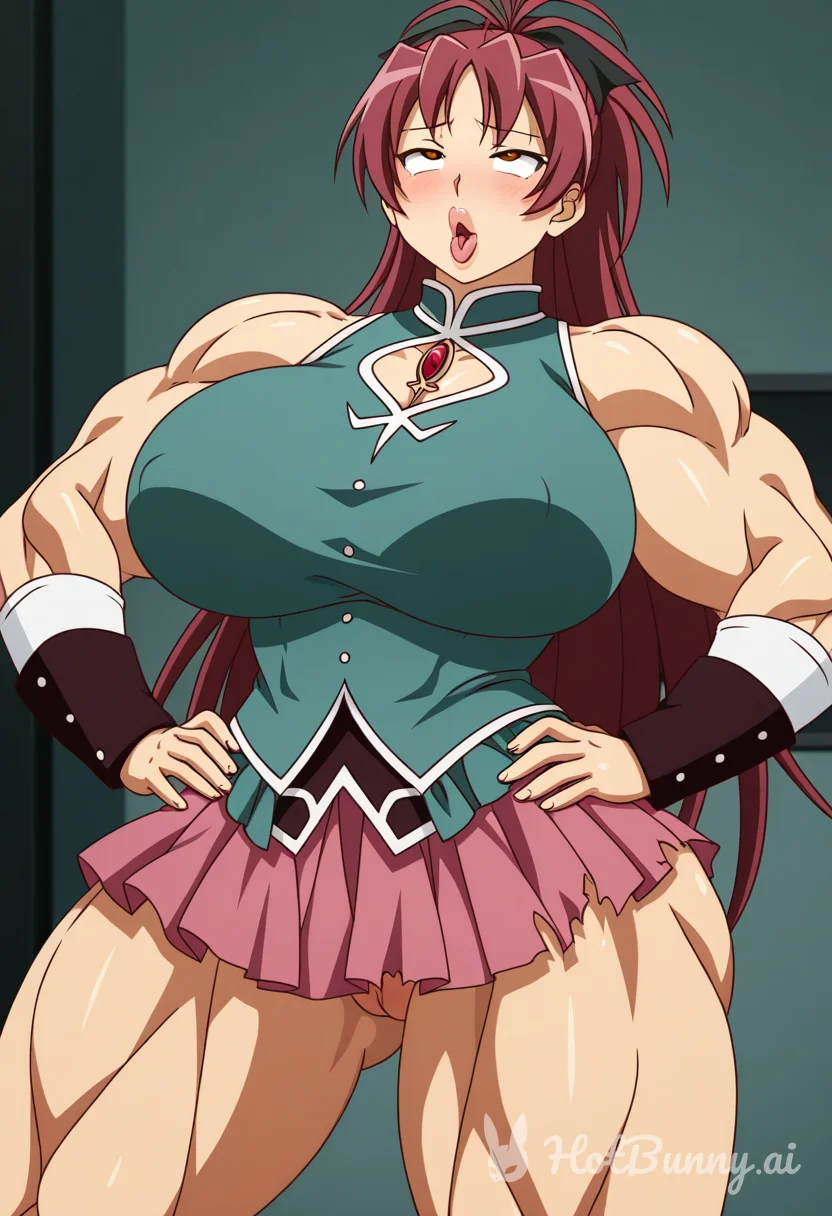 Ahegao Magical Girl Muscle Girl Ai Hentai