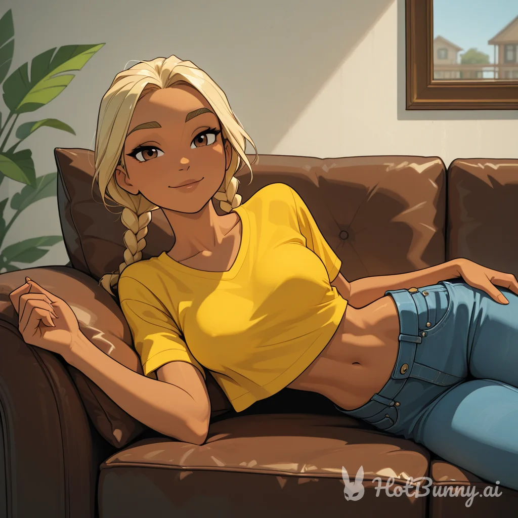 Ebony Blonde Ai Hentai