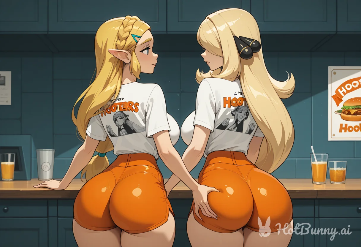 Zelda and Cynthia Lesbian Ai Hentai