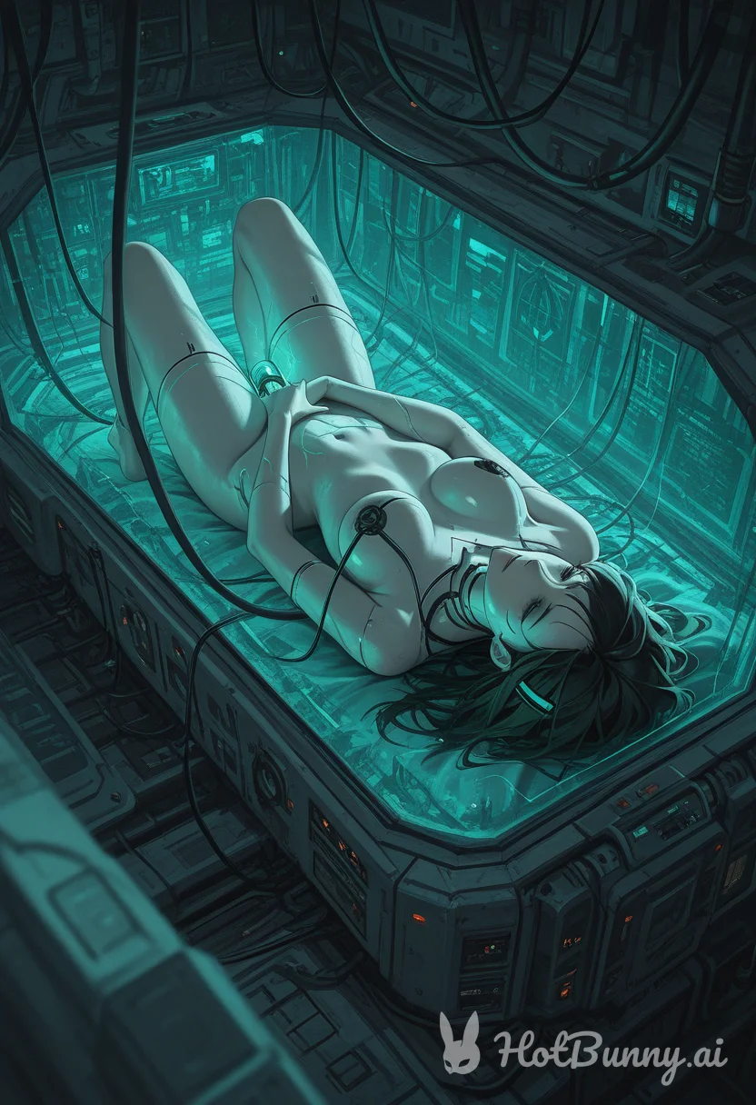 Robot Sleeping Cyberpunk Ai Hentai