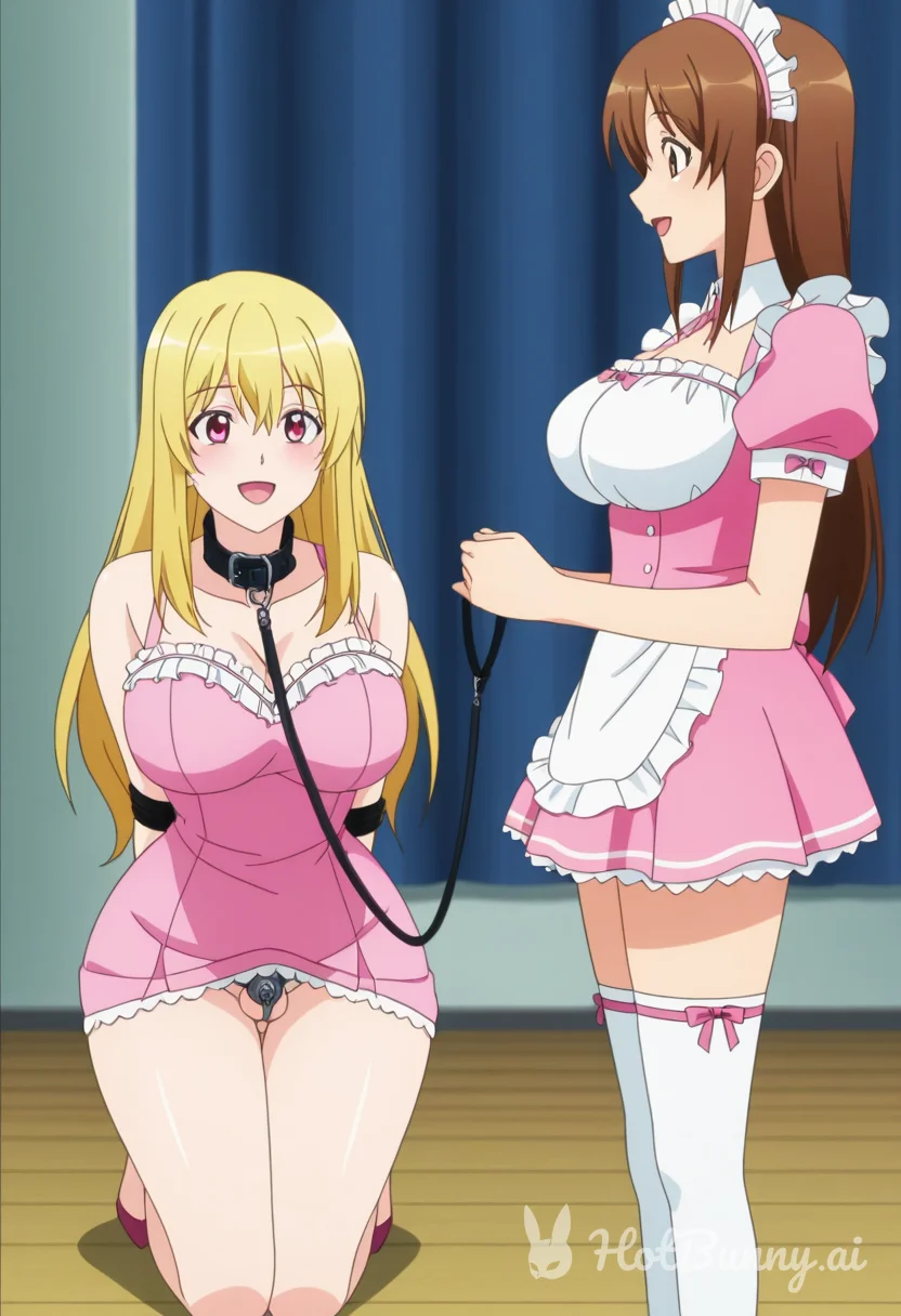 Bondage Maid Blonde Ai Hentai