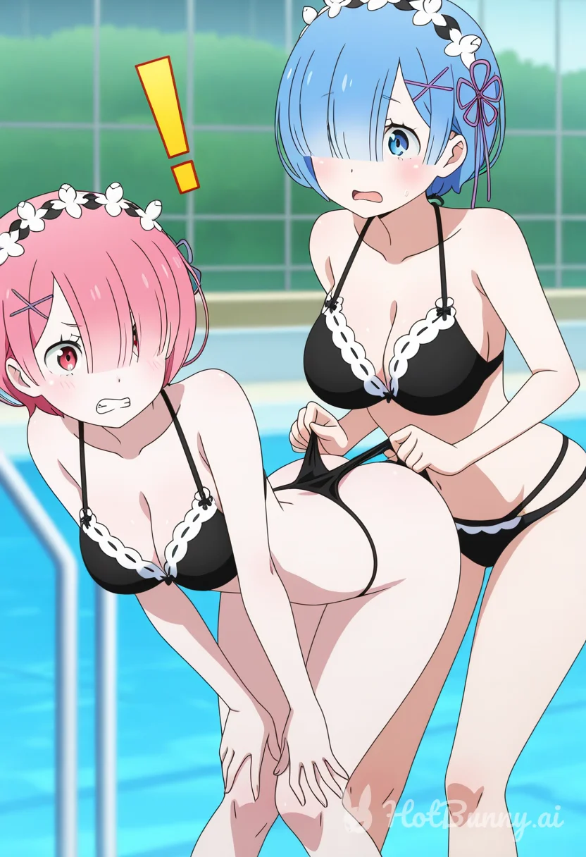 Rem and Ram Maid Ai Hentai