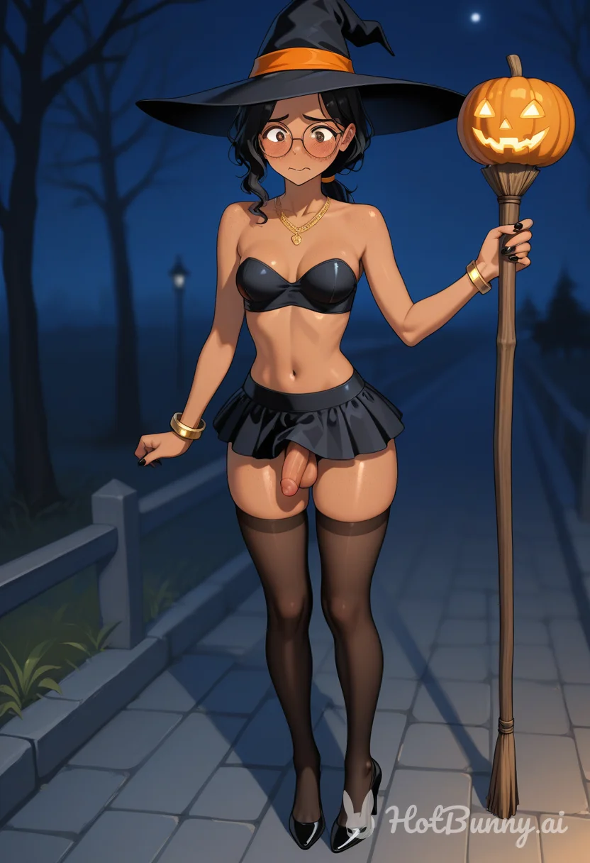 Futanari Witch Ebony Ai Hentai