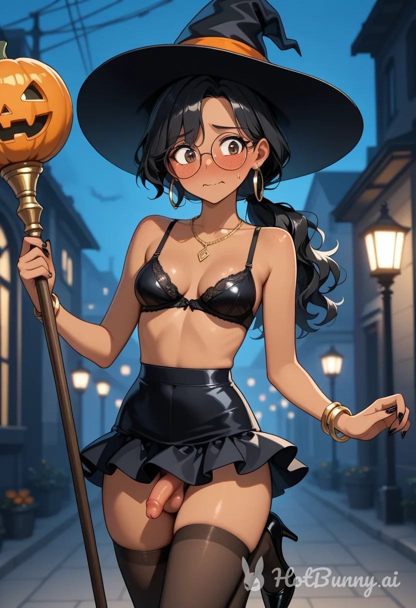 Futanari Witch Ebony Ai Hentai