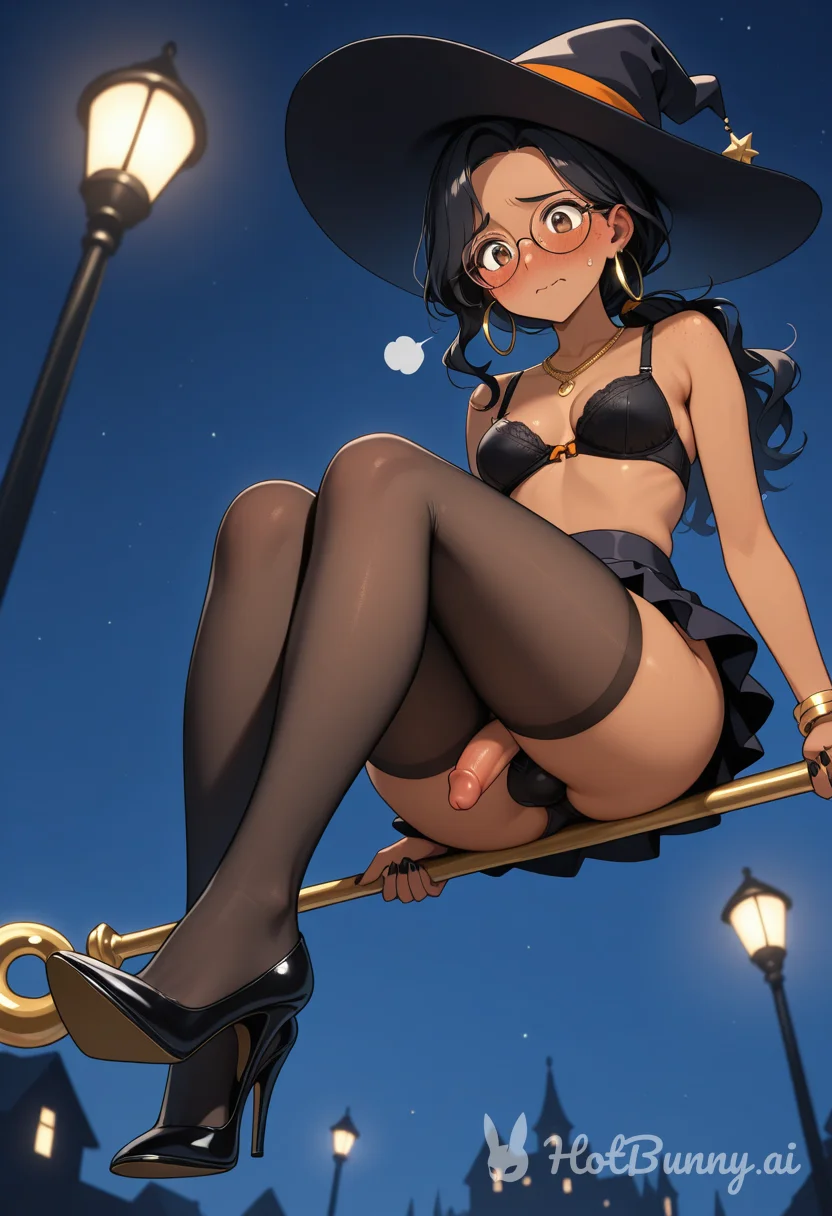 Futanari Witch Ebony Ai Hentai