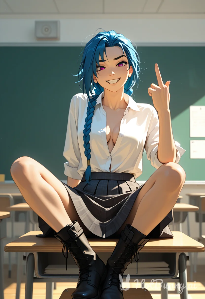 Schoolgirl Jinx, fuck the rules