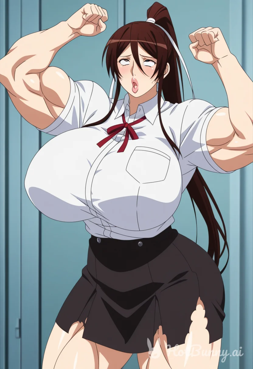 Ahegao Huge Tits Schoolgirl Ai Hentai