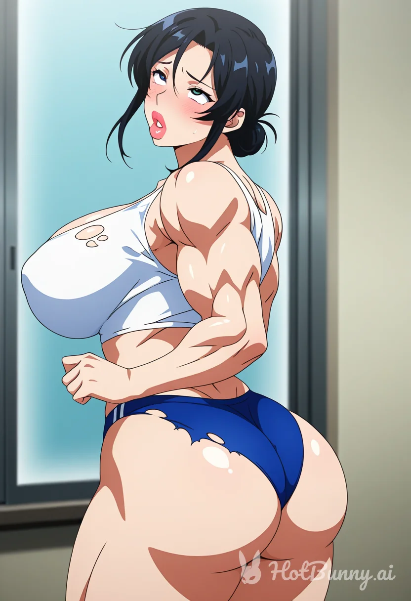 Ahegao Muscle Girl Ai Hentai