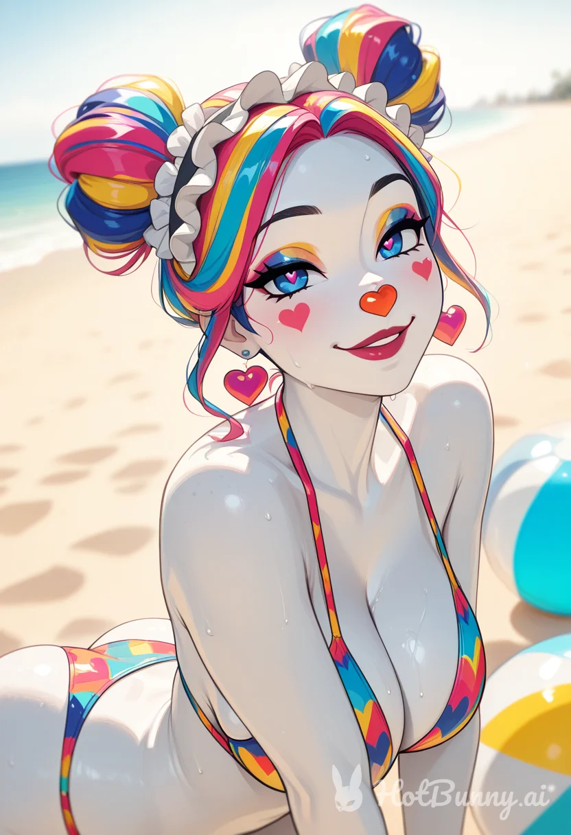 Swimsuit Blonde Ai Hentai