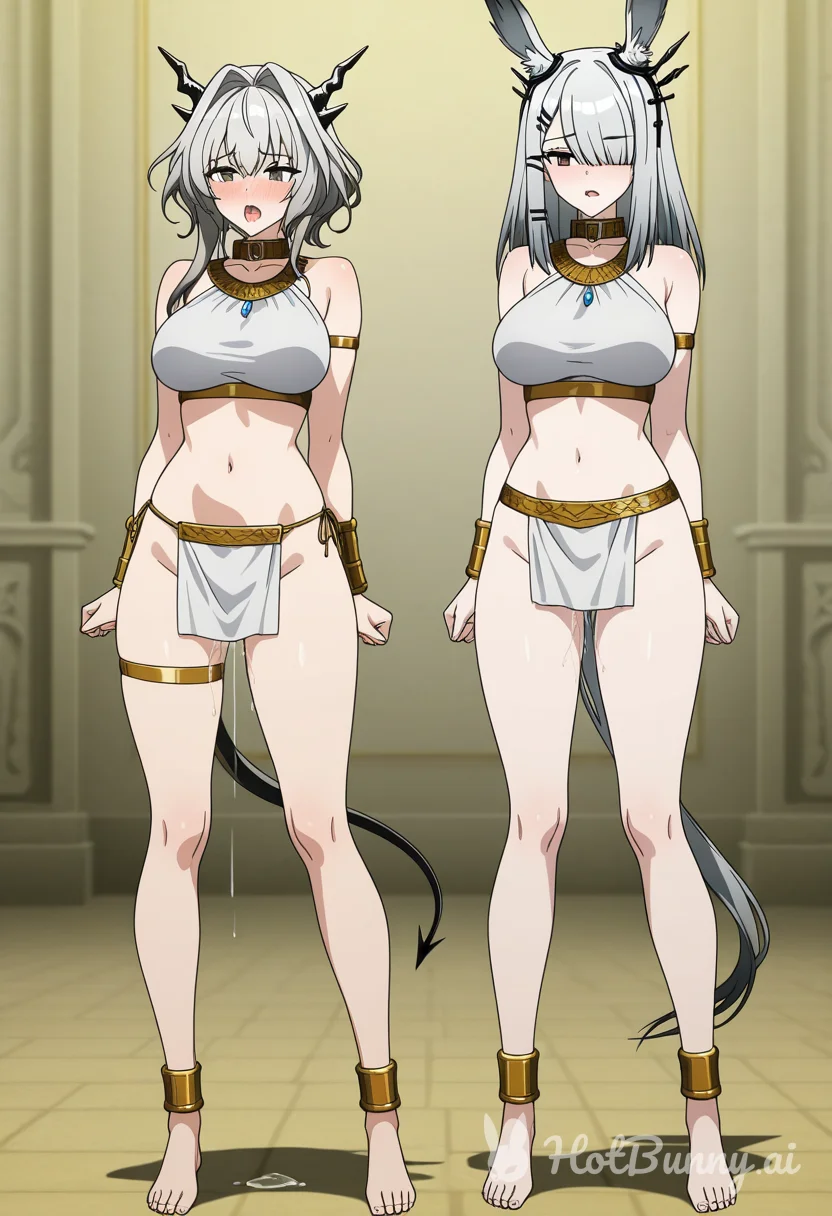 Frostnova from Arknights Bunny Girl Ai Hentai