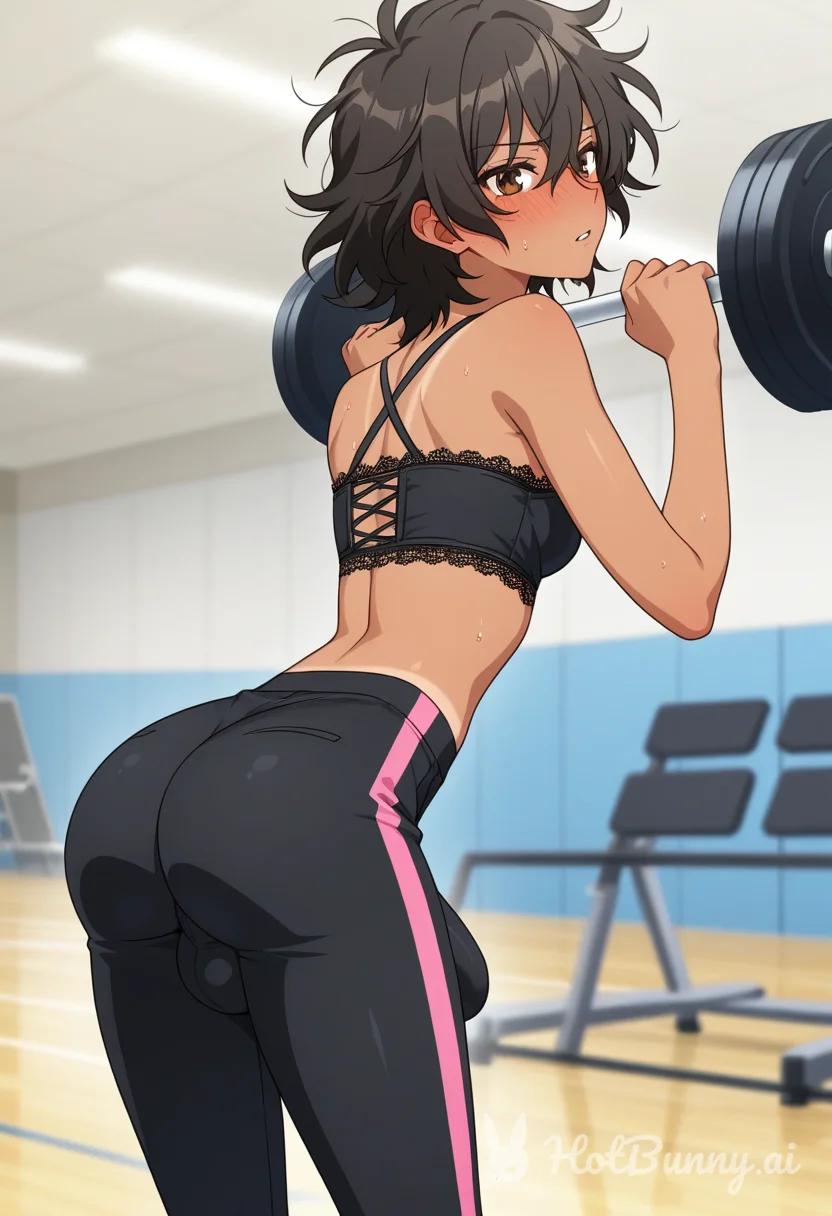 Trap Ebony Lingerie Ai Hentai