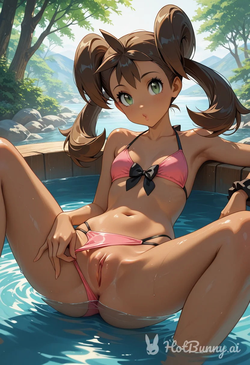 Ebony Swimsuit Ai Hentai