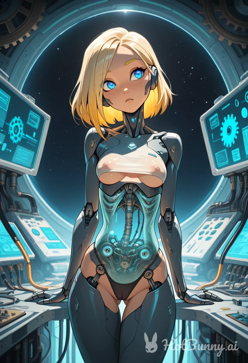 Robot Blonde Ai Hentai