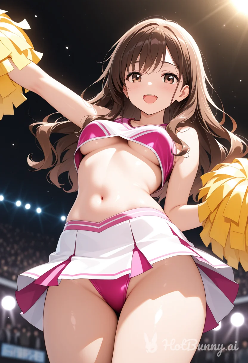 Cute cheerleader