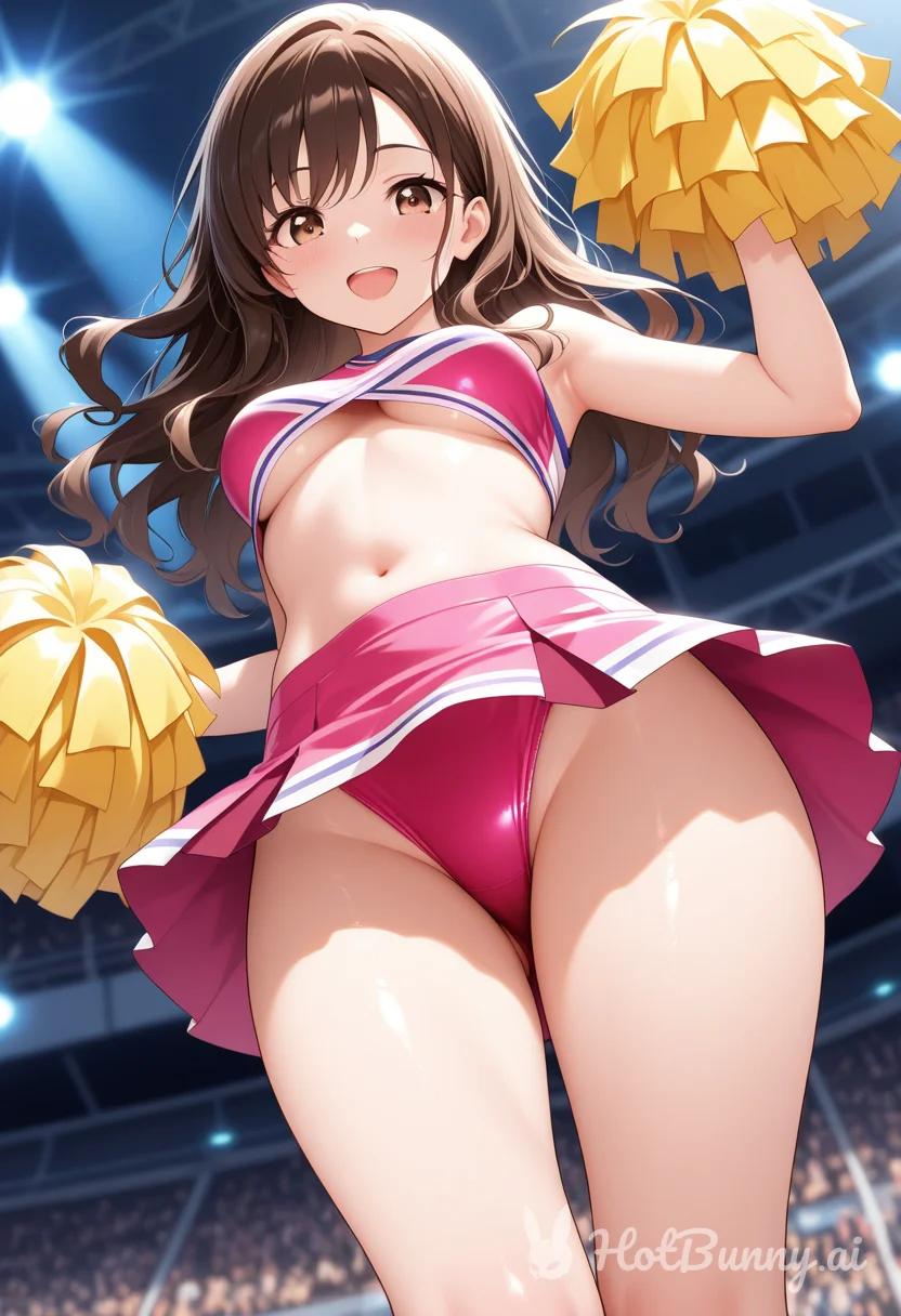 Cute cheerleader