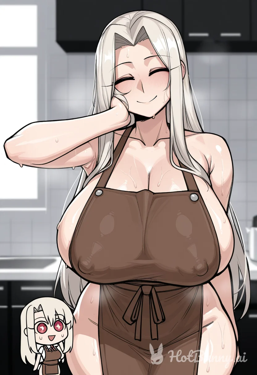 Irisviel Von Einzbern from Fate Ai Hentai