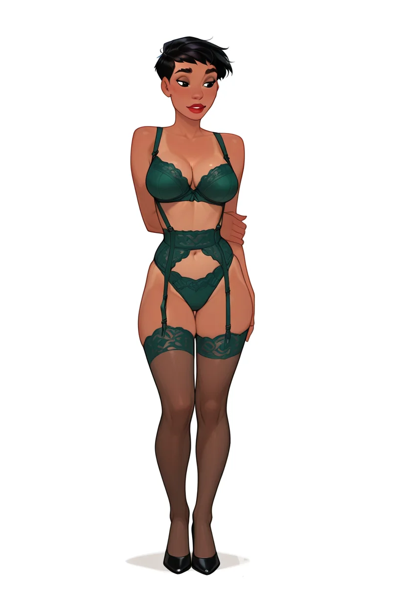 Lingerie Ebony Ai Hentai