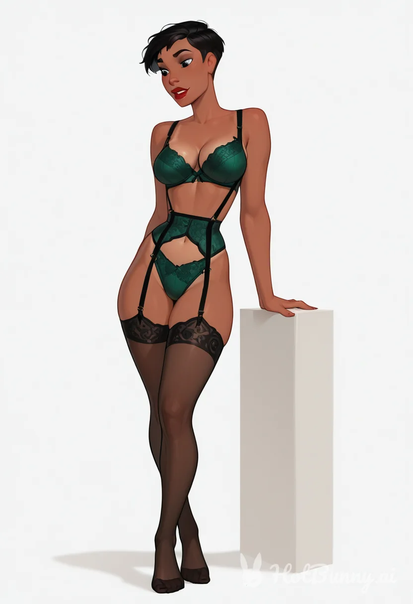 Lingerie Ebony Ai Hentai