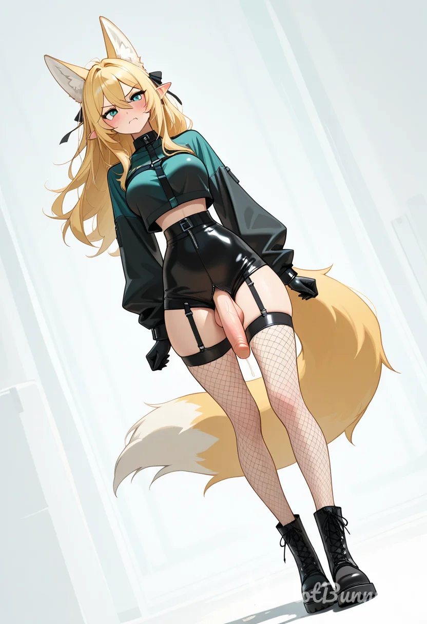 Futanari Lingerie Blonde Ai Hentai
