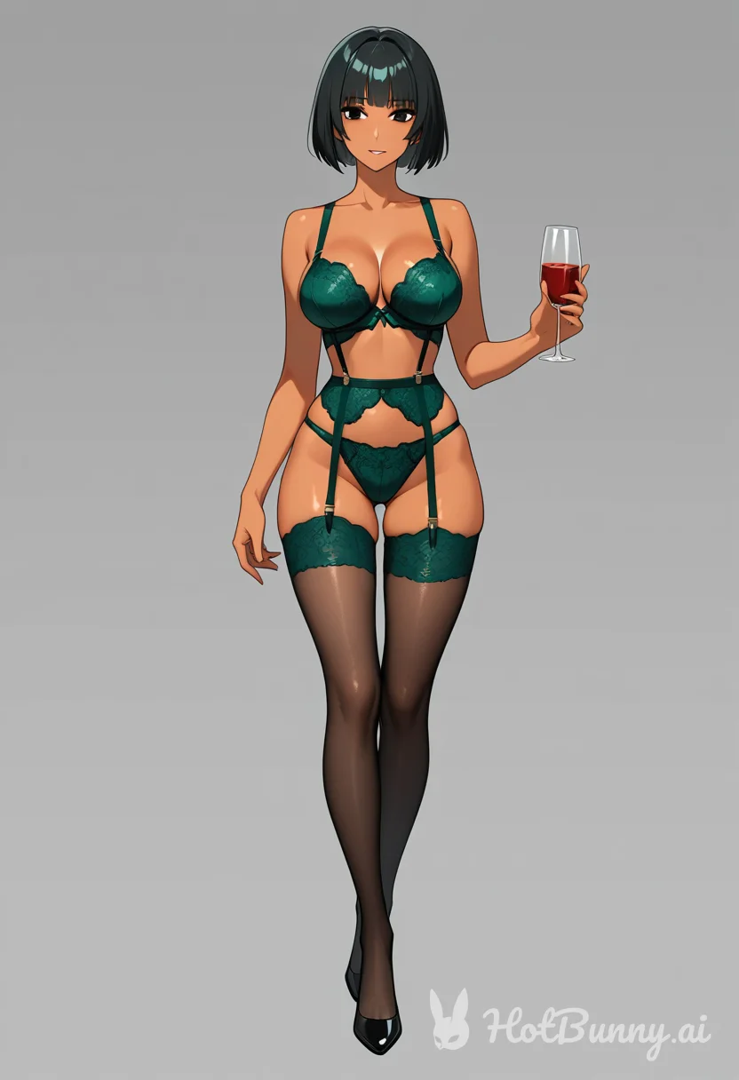 Lingerie Ebony Ai Hentai