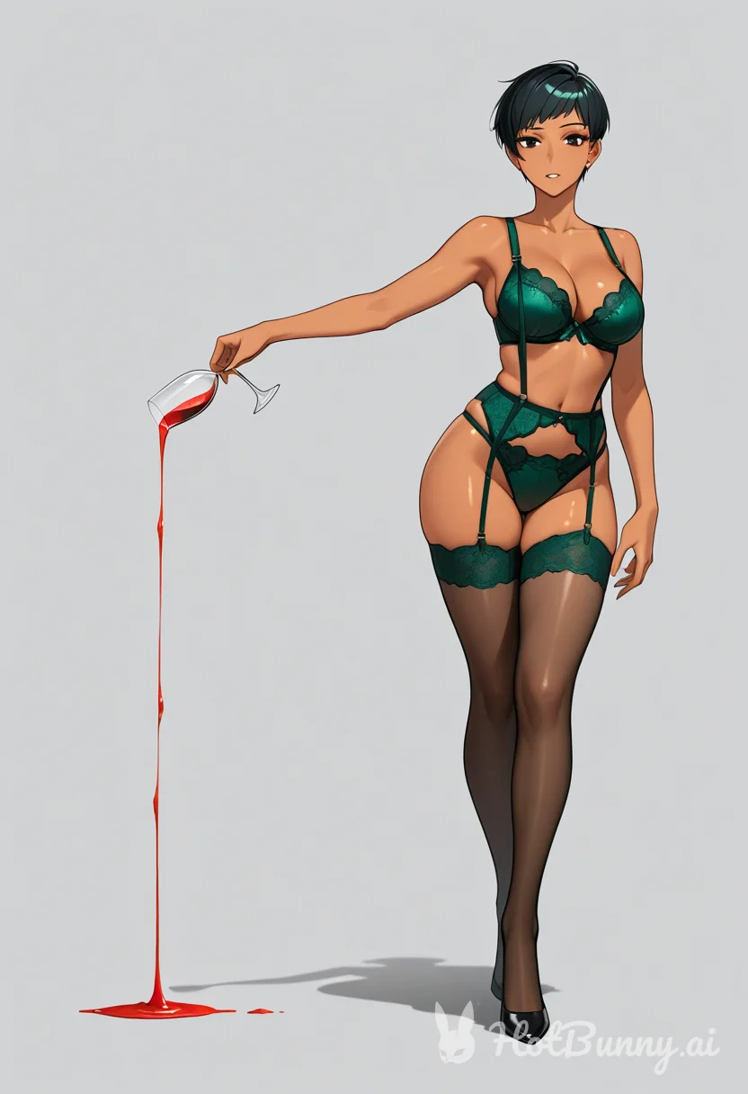 Lingerie Ebony Ai Hentai