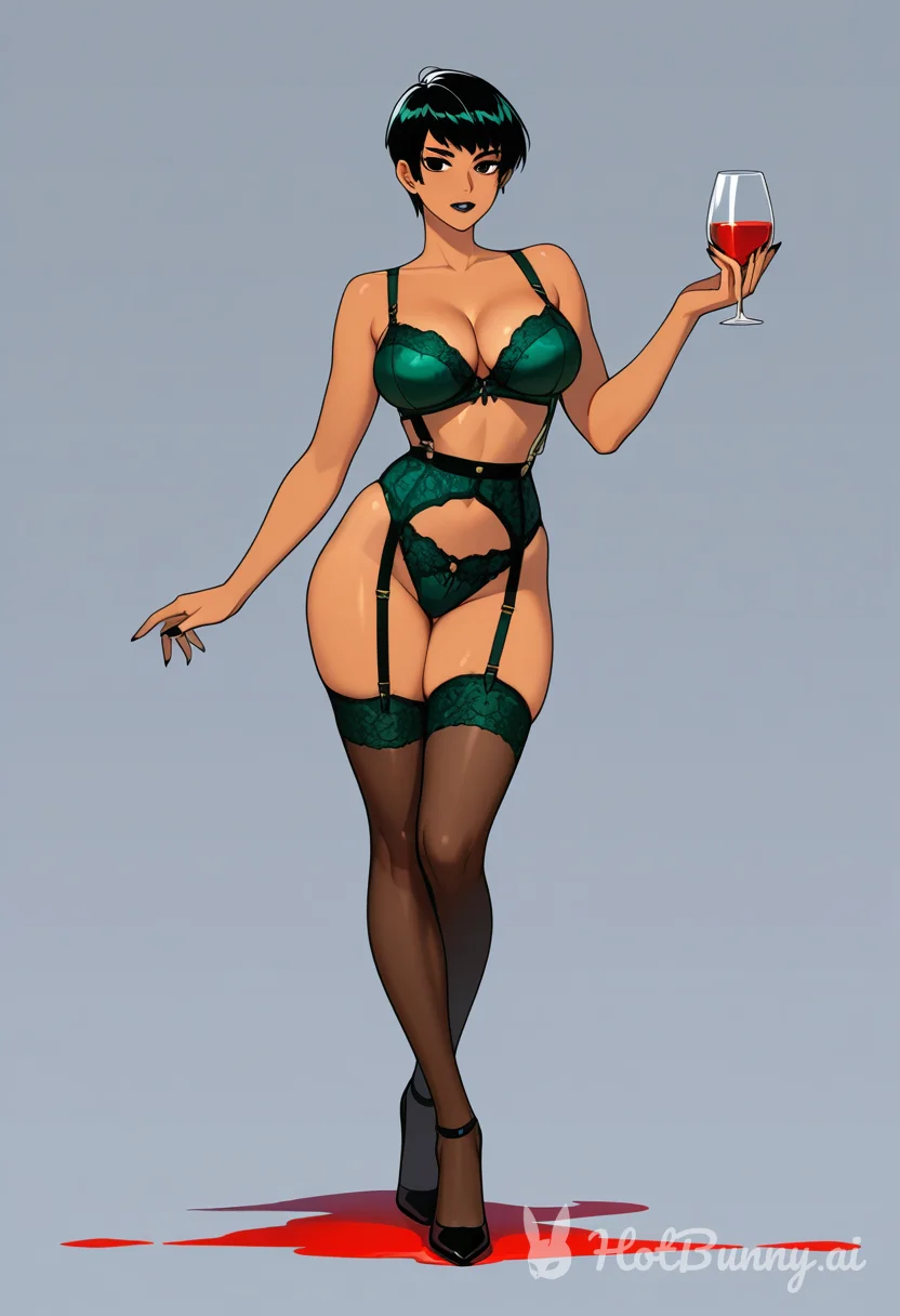 Lingerie Ebony Ai Hentai