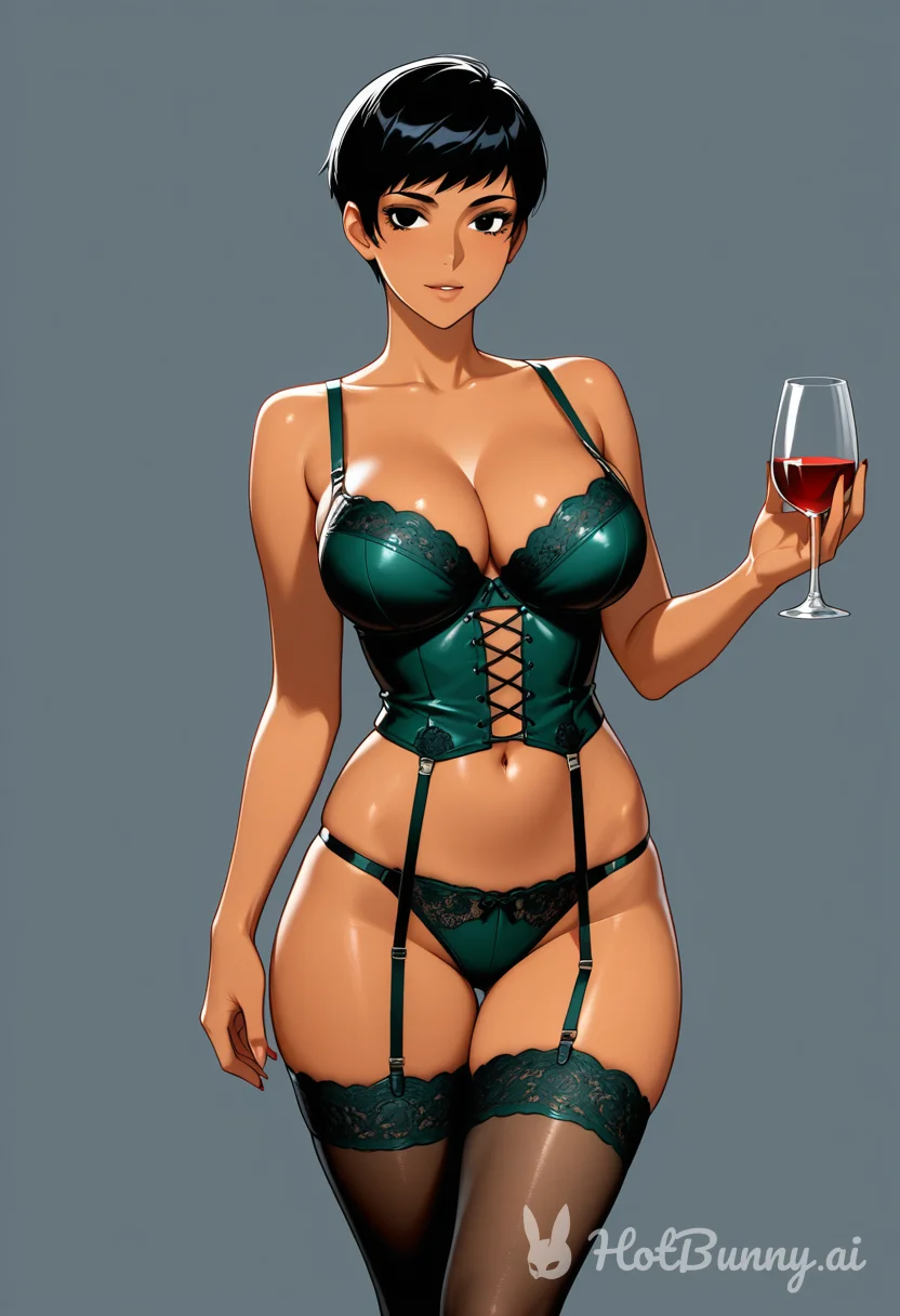 Lingerie Ebony Ai Hentai